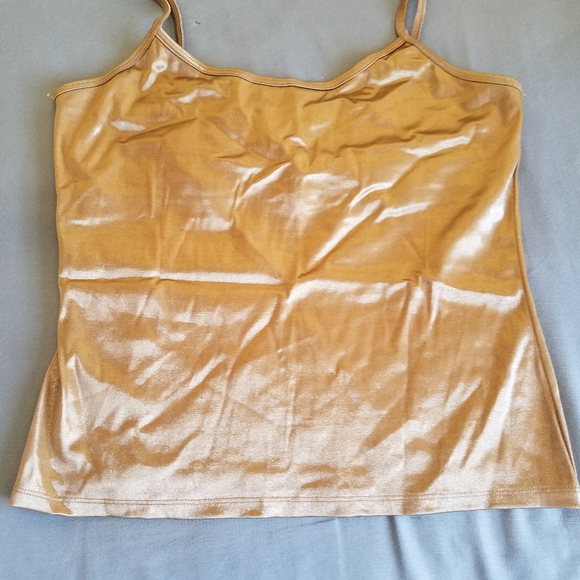 New York and Company Intimates Top Size Large Gold - Picture 2 of 2